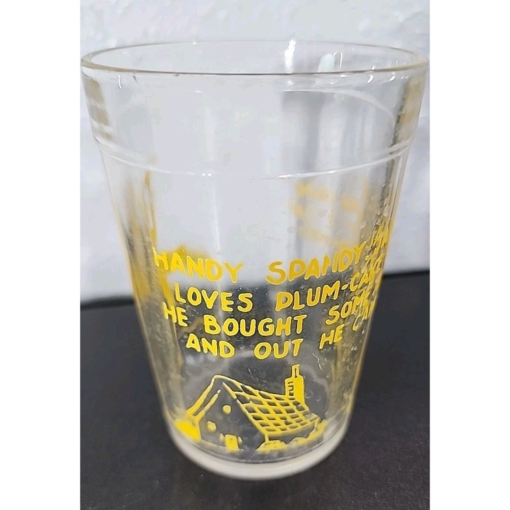 Vintage Anchor Hocking‎ Handy Spandy Jack A Dandy Juice Glass Kids Glass Jelly